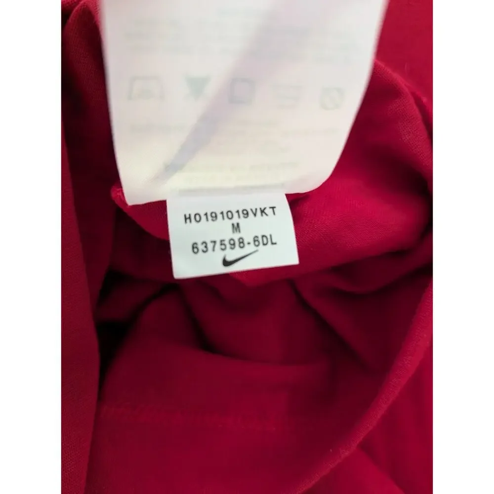 Nike Men's Medium New York Giants Shirt Red Long Sleeve NFL Stretch On Field NEW